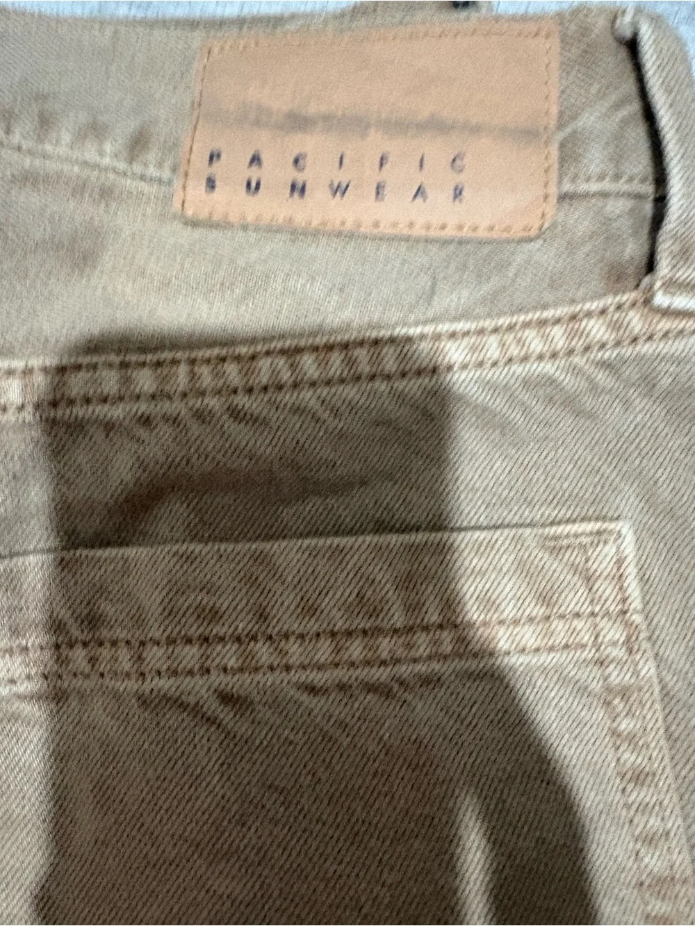 PacSun Men's Tan Carpenter Jeans Relaxed Fit